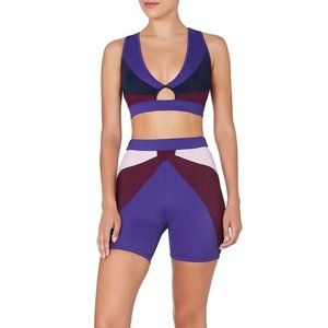 Horizons Australia sunset bra and biker shorts set Size Small